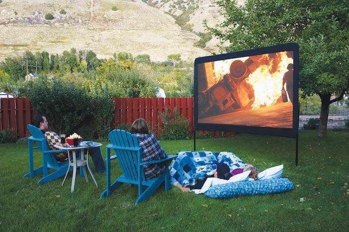 Backyard home cinema hire